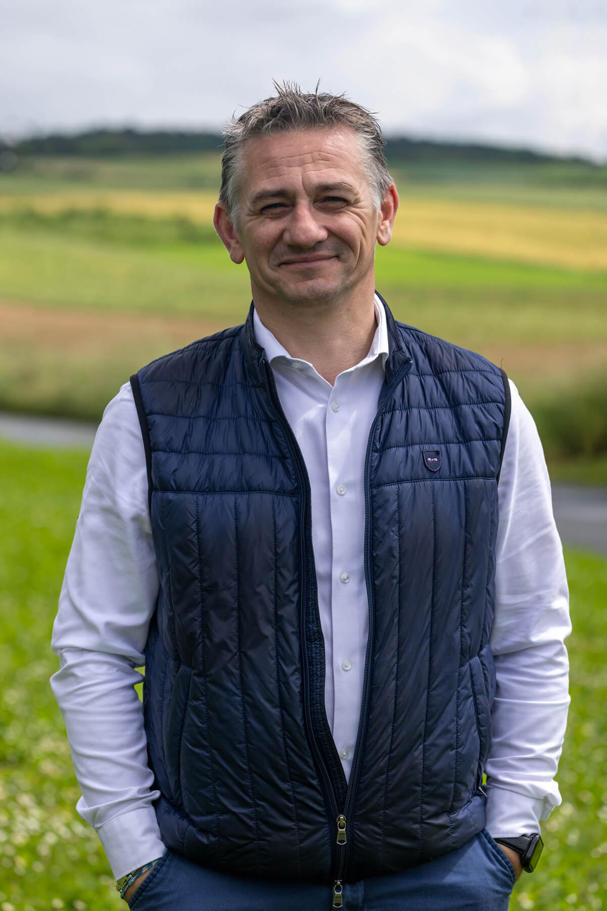 Portrait of Stéphane, in charge of the management of the Pierre Trichet Company